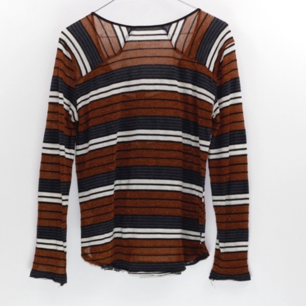 🛑SOLD🛑Free People “We the Free” Metallic Stripe - Picture 4 of 5